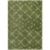 SAFAVIEH Area Rug 8×10 – Arizona Shag Collection – Large – Ivory & Beige, Moroccan Boho Design, Non-Shedding & Easy to Clean, Ideal for Living Room, Bedroom, Dining Space (ASG743A)(Green/Ivory)