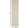 SAFAVIEH Area Rug 8×10 – Arizona Shag Collection – Large – Ivory & Beige, Moroccan Boho Design, Non-Shedding & Easy to Clean, Ideal for Living Room, Bedroom, Dining Space (ASG743A)(Ivory/Beige)
