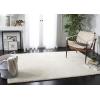 SAFAVIEH Area Rug 8×10 – August Shag Collection – Large – White, Solid Pattern, Non-Shedding & Easy Cleaning, Plush Thick Pile, Ideal for Living Room, Bedroom, Dining Space (AUG900A)(Ivory)