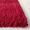 SAFAVIEH Area Rug 8×10 – August Shag Collection – Large – White, Solid Pattern, Non-Shedding & Easy Cleaning, Plush Thick Pile, Ideal for Living Room, Bedroom, Dining Space (AUG900A)(Red)