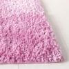 SAFAVIEH Area Rug 8×10 – August Shag Collection – Large – White, Solid Pattern, Non-Shedding & Easy Cleaning, Plush Thick Pile, Ideal for Living Room, Bedroom, Dining Space (AUG900A)(Pink)
