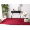 SAFAVIEH Area Rug 8×10 – August Shag Collection – Large – White, Solid Pattern, Non-Shedding & Easy Cleaning, Plush Thick Pile, Ideal for Living Room, Bedroom, Dining Space (AUG900A)(Red)