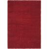 SAFAVIEH Area Rug 8×10 – August Shag Collection – Large – White, Solid Pattern, Non-Shedding & Easy Cleaning, Plush Thick Pile, Ideal for Living Room, Bedroom, Dining Space (AUG900A)(Red)
