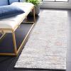 SAFAVIEH Area Rug 8×10 – Berber Shag Collection – Large – Blue Rust & Ivory, Modern Design, Non-Shedding & Easy Cleaning, Plush Thick Pile, Ideal for Living Room, Bedroom, Dining Space (BER577A)(Blue Rust/Ivory)