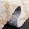 SAFAVIEH Area Rug 8×10 – Berber Shag Collection – Large – Ivory & Grey, Moroccan Design, Non-Shedding & Easy Cleaning, Plush Thick Pile, Ideal for Living Room, Bedroom, Dining Space (BER574G)(Ivory/Beige)