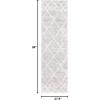 SAFAVIEH Area Rug 8×10 – Berber Shag Collection – Large – Ivory & Grey, Moroccan Design, Non-Shedding & Easy Cleaning, Plush Thick Pile, Ideal for Living Room, Bedroom, Dining Space (BER574G)(Ivory/Grey)