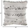 SAFAVIEH Collette Throw Pillow, White