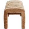 SAFAVIEH Couture Collection – Bellisima Dark Green Channel Tufted Chenille Bench, Modern Upholstered Accent Seating (SFV5127K)(Amber)