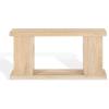 SAFAVIEH Couture Collection – Claramay Walnut Cerused Oak Console Table, Modern Wood Entryway & Living Room Accent (SFV2223B)(Natural Cerused Oak)