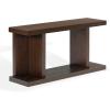 SAFAVIEH Couture Collection – Claramay Walnut Cerused Oak Console Table, Modern Wood Entryway & Living Room Accent (SFV2223B)(Walnut)