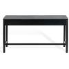 SAFAVIEH Couture Collection – Jaylessa Natural 2-Drawer Desk, Modern Workspace with Storage (SFV2217A)(Black)
