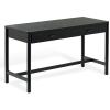 SAFAVIEH Couture Collection – Jaylessa Natural 2-Drawer Desk, Modern Workspace with Storage (SFV2217A)(Black)