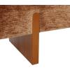 SAFAVIEH Couture Collection – Kandiss Amber Chenille Bench with Brown Wood Legs, Modern Upholstered Seating (SFV5117D)