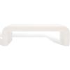 SAFAVIEH Couture Collection Caralynn Mid-Century Modern White Faux Lamb’s Wool Bench (Fully Assembled)