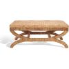 SAFAVIEH Couture Collection Caycee Coastal Tropical Natural Water Hyacinth Solid Wood Table (Fully Assembled)