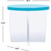 SAFAVIEH Couture Collection Edwards Turquoise Acrylic Accent Table(Turquoise)