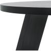 SAFAVIEH Couture Collection Julianna Mid-Century Modern Black Round Coffee Table(Black)