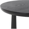 SAFAVIEH Couture Collection Sasha Medium Oak Veneer Accent Table(Black)