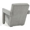 SAFAVIEH Couture Collection Taylor Modern Navy Velvet Upholstered Accent Chair (Fully Assembled)(Grey)