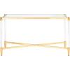 SAFAVIEH Couture Home Collection Kyla Glam Gold Acrylic Entryway Foyer Living Room Console Table