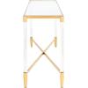 SAFAVIEH Couture Home Collection Kyla Glam Gold Acrylic Entryway Foyer Living Room Console Table