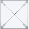 SAFAVIEH Couture Home Collection Shawna Acrylic/ Silver Living Room Bedroom Foyer Side End Accent Table(Silver)