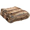 SAFAVIEH Faux Luxe Brick Throw Blanket, 60″x72″, Chocolate(Chocolate)