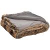 SAFAVIEH Faux Luxe Brick Throw Blanket, 60″x72″, Chocolate(Chocolate)