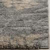 SAFAVIEH Florida Shag Collection Area Rug – 5’3″ x 7’6″, Smoke & Beige, Floral Design, Non-Shedding & Easy Care, 1.2-inch Thick Ideal for High Traffic Areas in Living Room, Bedroom (SG464-7913)(Grey/Beige)