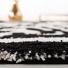SAFAVIEH Florida Shag Collection Area Rug – 8’6″ x 12′, Ivory & Black, Zebra Print Design, Non-Shedding & Easy Care, 1.2-inch Thick Ideal for High Traffic Areas in Living Room, Bedroom (SG452-1290)(Ivory/Black)