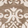 SAFAVIEH Florida Shag Collection Area Rug – 8’6″ x 12′, Smoke & Beige, Damask Design, Non-Shedding & Easy Care, 1.2-inch Thick Ideal for High Traffic Areas in Living Room, Bedroom (SG460-7913)(Beige/Cream)
