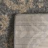SAFAVIEH Florida Shag Collection Area Rug – 8’6″ x 12′, Smoke & Beige, Damask Design, Non-Shedding & Easy Care, 1.2-inch Thick Ideal for High Traffic Areas in Living Room, Bedroom (SG460-7913)(Grey/Beige)