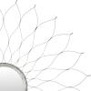 SAFAVIEH Home Collection Antique Flower Mirror(Silver)