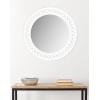 SAFAVIEH Home Collection Braided Chain Mirror, Gold(Antique White)