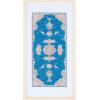 SAFAVIEH Home Collection Chartrelle Blue/Pink 14 x 29-inch Boho Chic Wood Framed Textile Wall Art for Bedroom, Living Room, Foyer, Dining Area, Entryway