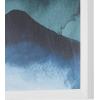 SAFAVIEH Home Collection Echo Denim Blue/Green 16 x 20-inch Modern Abstract Framed Wall Art for Bedroom, Living Room, Foyer, Dining Area, Entryway