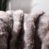 SAFAVIEH Home Collection Faux Chinchilla Throw, Grey(Gray)