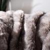 SAFAVIEH Home Collection Faux Chinchilla Throw, Grey(Gray)