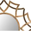 SAFAVIEH Home Collection Inca Sunburst Mirror(Gold)