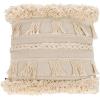 SAFAVIEH Home Collection Loli Beige (16″ x 16″) Pillow(Beige)