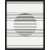 SAFAVIEH Home Collection Measured Gaze Black/Ivory Modern Minimalist 16 x 20-inch Framed Wall Art for Bedroom, Living Room, Foyer, Dining Area, Entryway