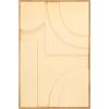 SAFAVIEH Home Collection Modern Geometry Modern Contemporary Natural/Ivory 16 x 24-inch Wall Art Decor Set of 2