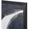 SAFAVIEH Home Collection Petrichor Midnight Blue/Ivory 16 x 20-inch Modern Abstract Framed Wall Art for Bedroom, Living Room, Foyer, Dining Area, Entryway