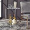 SAFAVIEH Home Collection Rollins Clear Acrylic Bar Cart