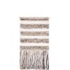 SAFAVIEH Home Collection Sedona 101 Ivory/Black Boho Tribal Woven Wool Tassel Fringe Tapestry Hanging Wall Art
