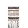 SAFAVIEH Home Collection Sedona 108 Ivory/Black Boho Tribal Woven Wool Tassel Fringe Tapestry Hanging Wall Art