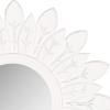 SAFAVIEH Home Collection Sun King Mirror, White, Antique(Antique White)