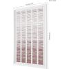 SAFAVIEH Home Collection Vanishing Point Red/Ivory 16 x 20-inch Abstract Framed Wall Art for Bedroom, Living Room, Foyer, Dining Area, Entryway