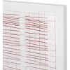 SAFAVIEH Home Collection Vanishing Point Red/Ivory 16 x 20-inch Abstract Framed Wall Art for Bedroom, Living Room, Foyer, Dining Area, Entryway