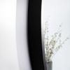 SAFAVIEH Home Eason Silver Round 30-inch Decorative Accent Mirror(Black)